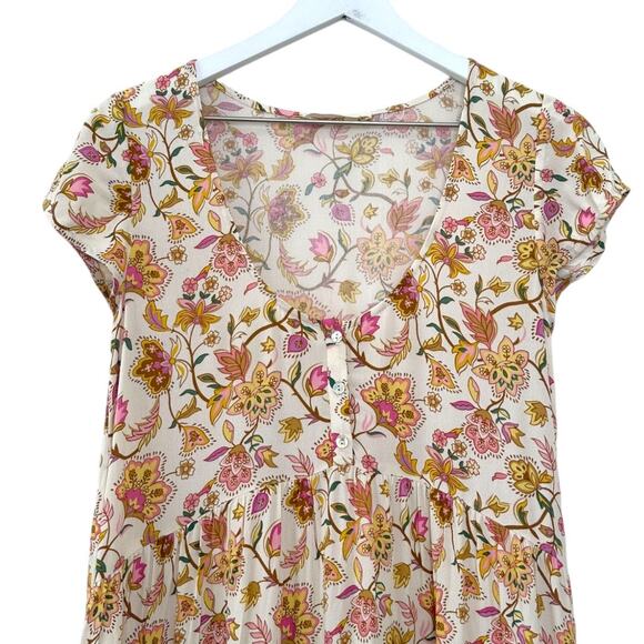 Spell & The Gypsy Portobello Road Babydoll Midi Dress Size XS - Picture 2 of 9